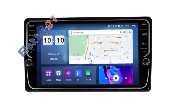 Autorádio Android 11 s GPS navigací a WiFi